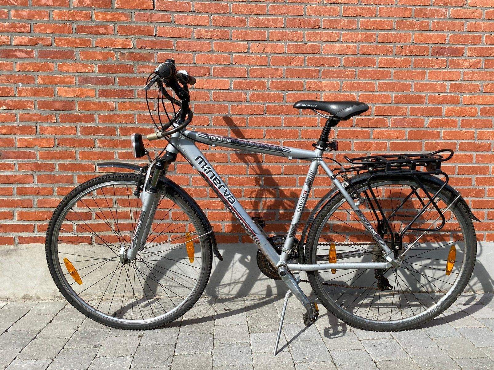 Fiets Minerva, Fietsen en Brommers, Gebruikt, Velgrem, 15 tot 20 versnellingen, 57 tot 61 cm