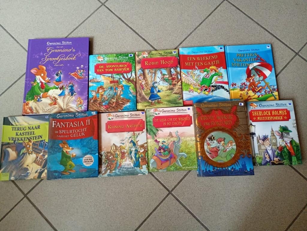 Geronimo Stilton, Ophalen, Gelezen, Geronimo Stilton, Fictie