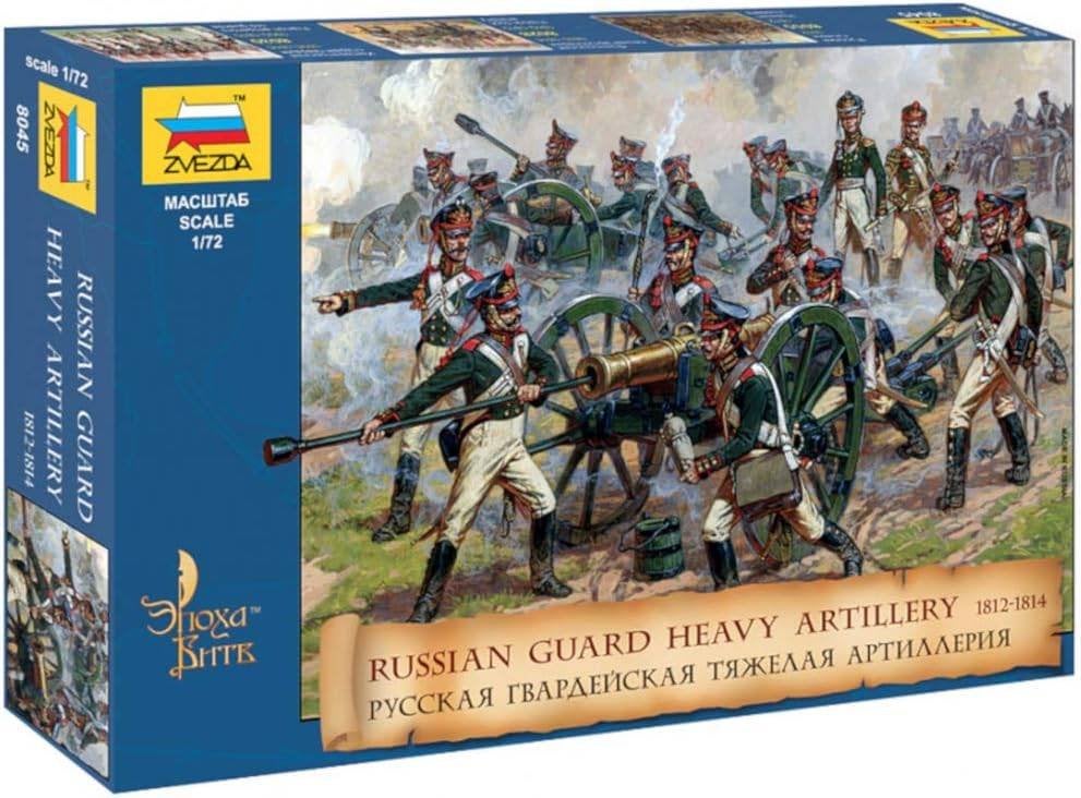 ZVEZDA 8045 RUSSIAN GUARD HEAVY ARTILLERY échelle 1/72, Ophalen of Verzenden, Nieuw, 1:50 of kleiner, Figuur of Figuren