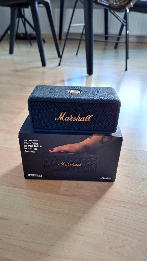 Marshall Emberton 3, TV, Hi-fi & Vidéo, Enceintes, Neuf, Autres marques, Résistant à la poussière, 60 à 120 watts