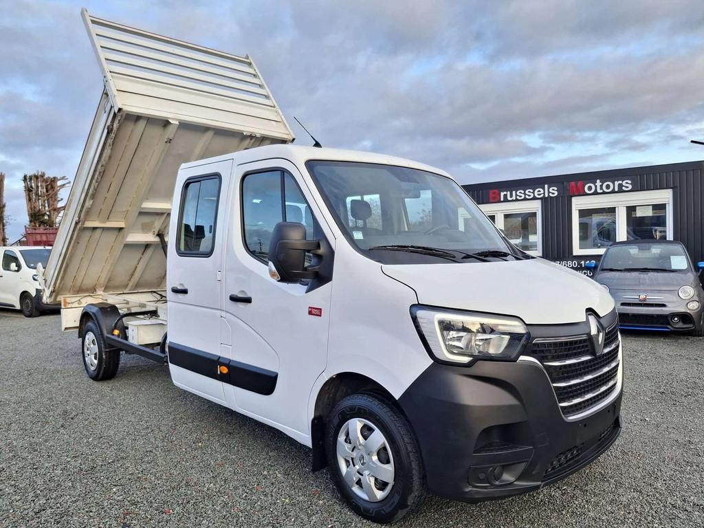 Renault Master benne basculante 7 places (bj 2020), 4 deurs, Gebruikt, Euro 6, 4 cilinders