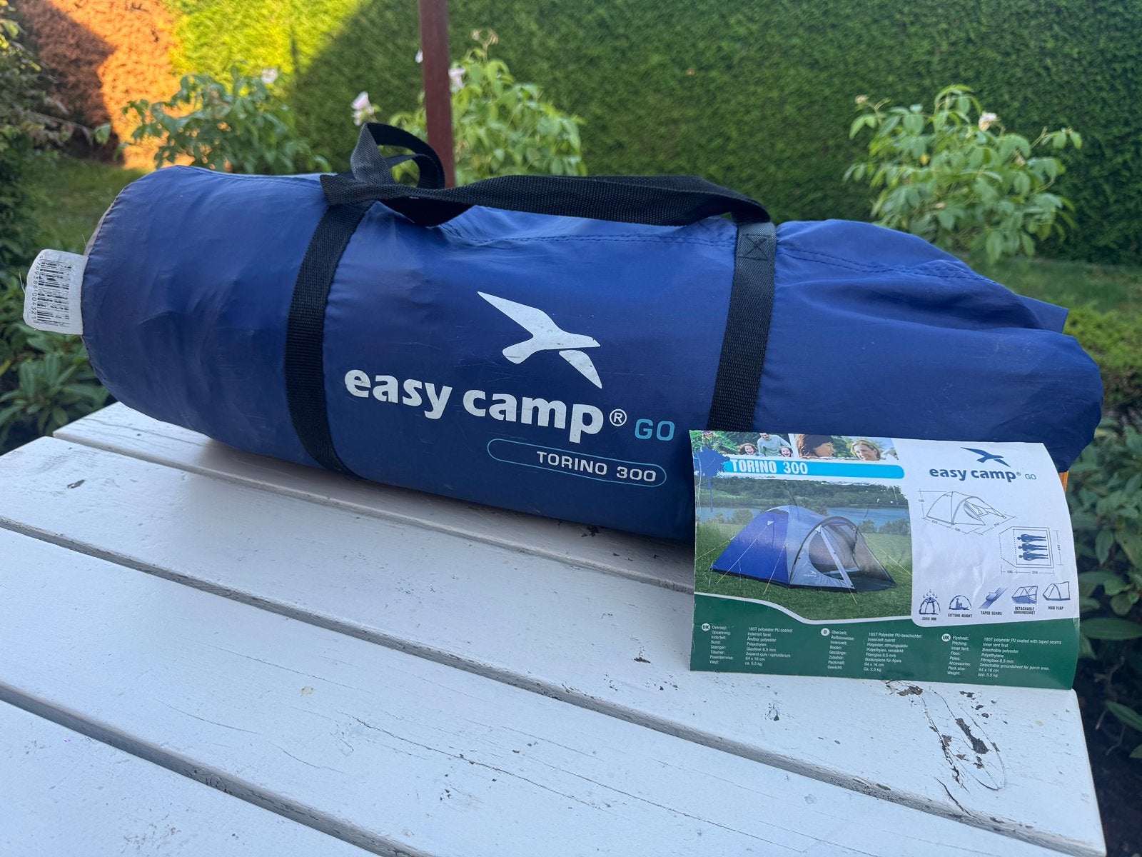 Easycamp Go 300 (3-persoonstent), Caravans en Kamperen, Ophalen, Zo goed als nieuw