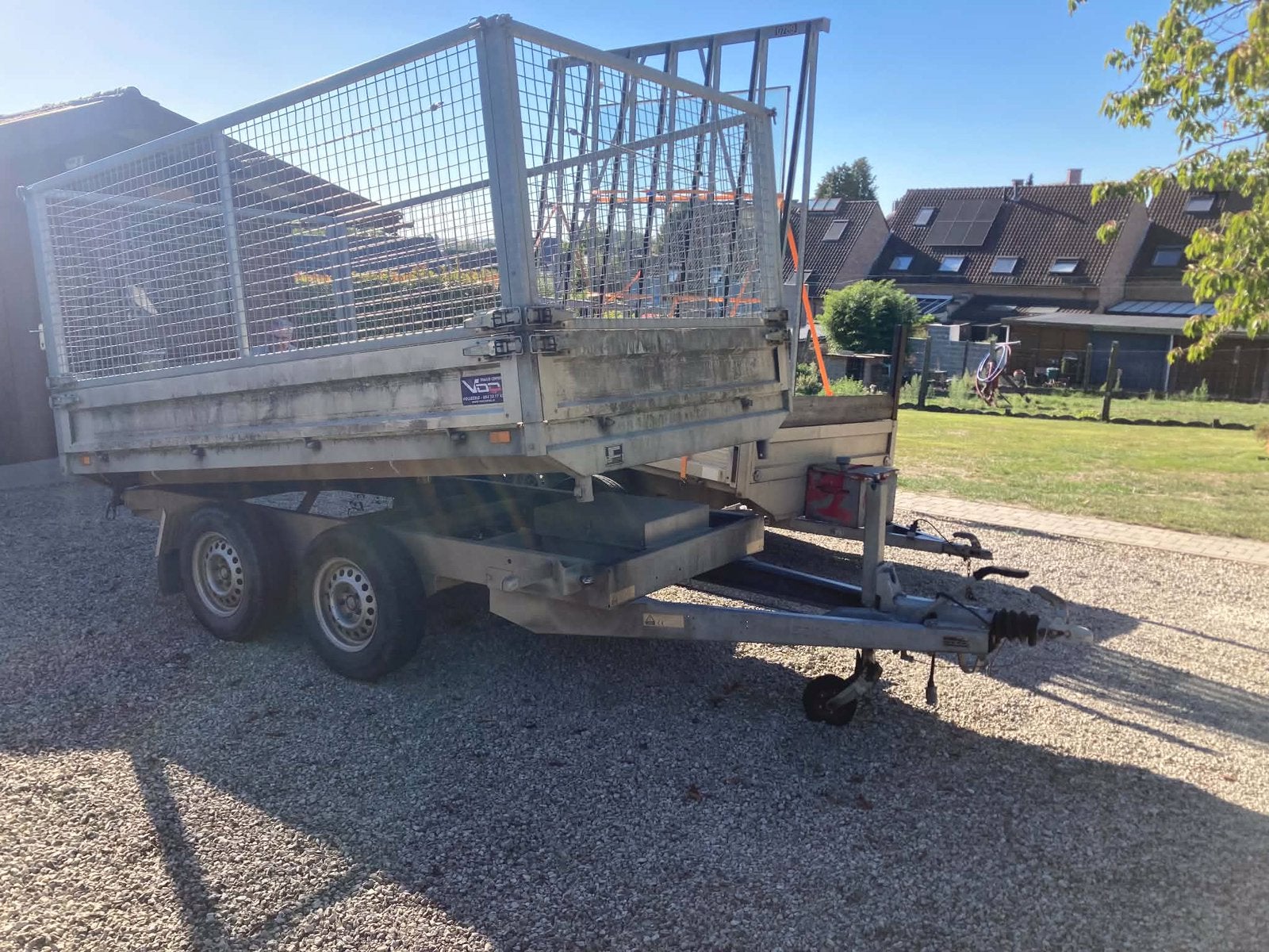 Saris kipper aanhangwagen, Doe-het-zelf en Bouw, Ophalen