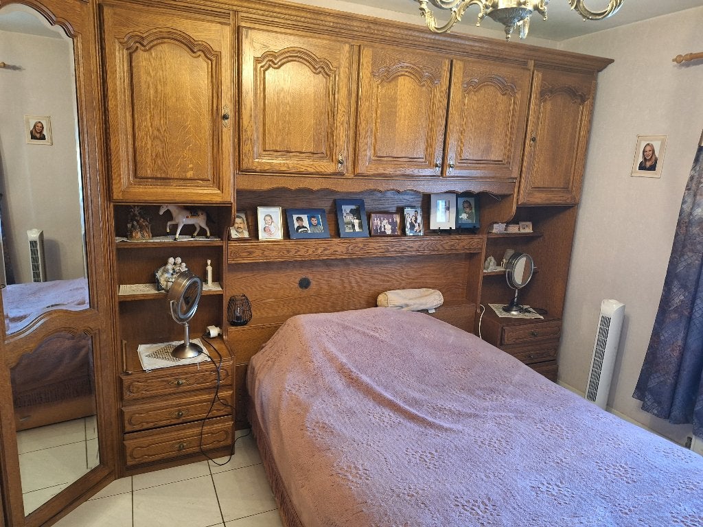 slaapkamer: kast en bed, Ophalen, Gebruikt, Tweepersoons, Klassiek