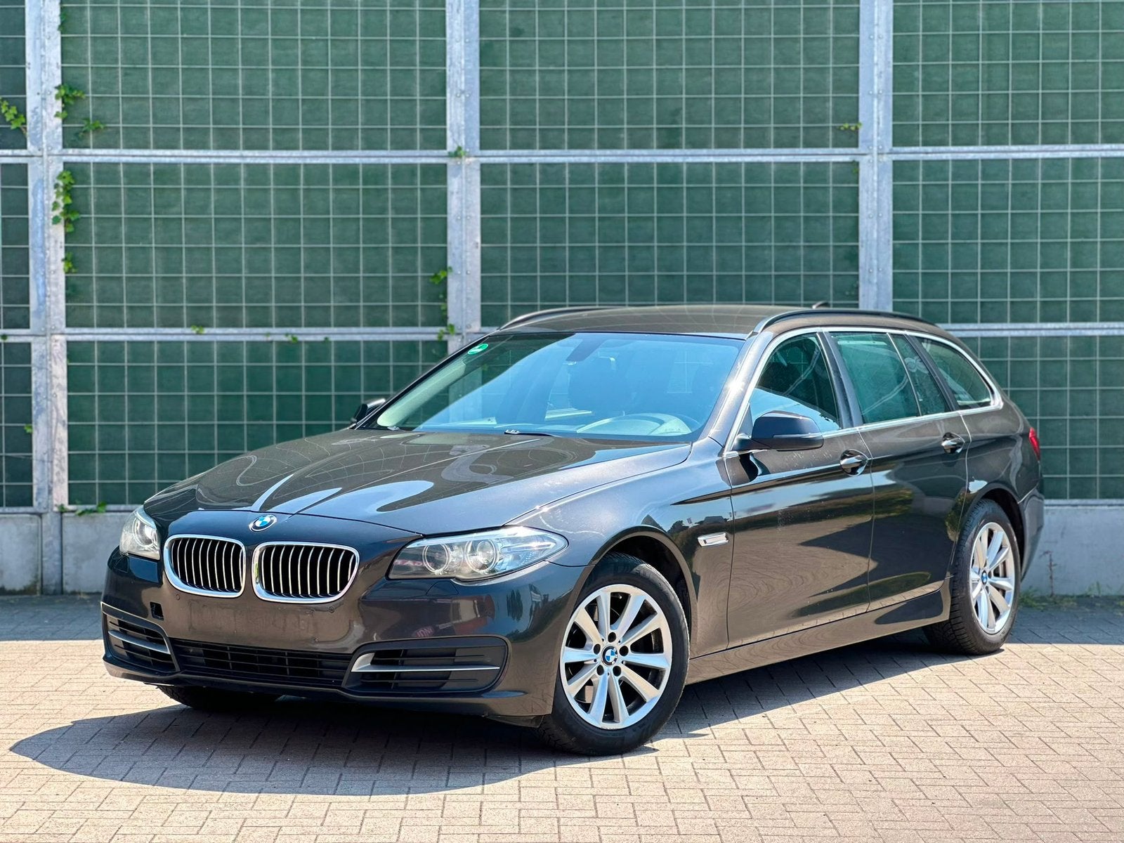 Bmw 518d 2014 Facelift, Auto's, BMW, Bedrijf, Te koop, 5 Reeks, Diesel, Euro 6, Break, 4 deurs, Handgeschakeld, Zwart, Zwart, Leder