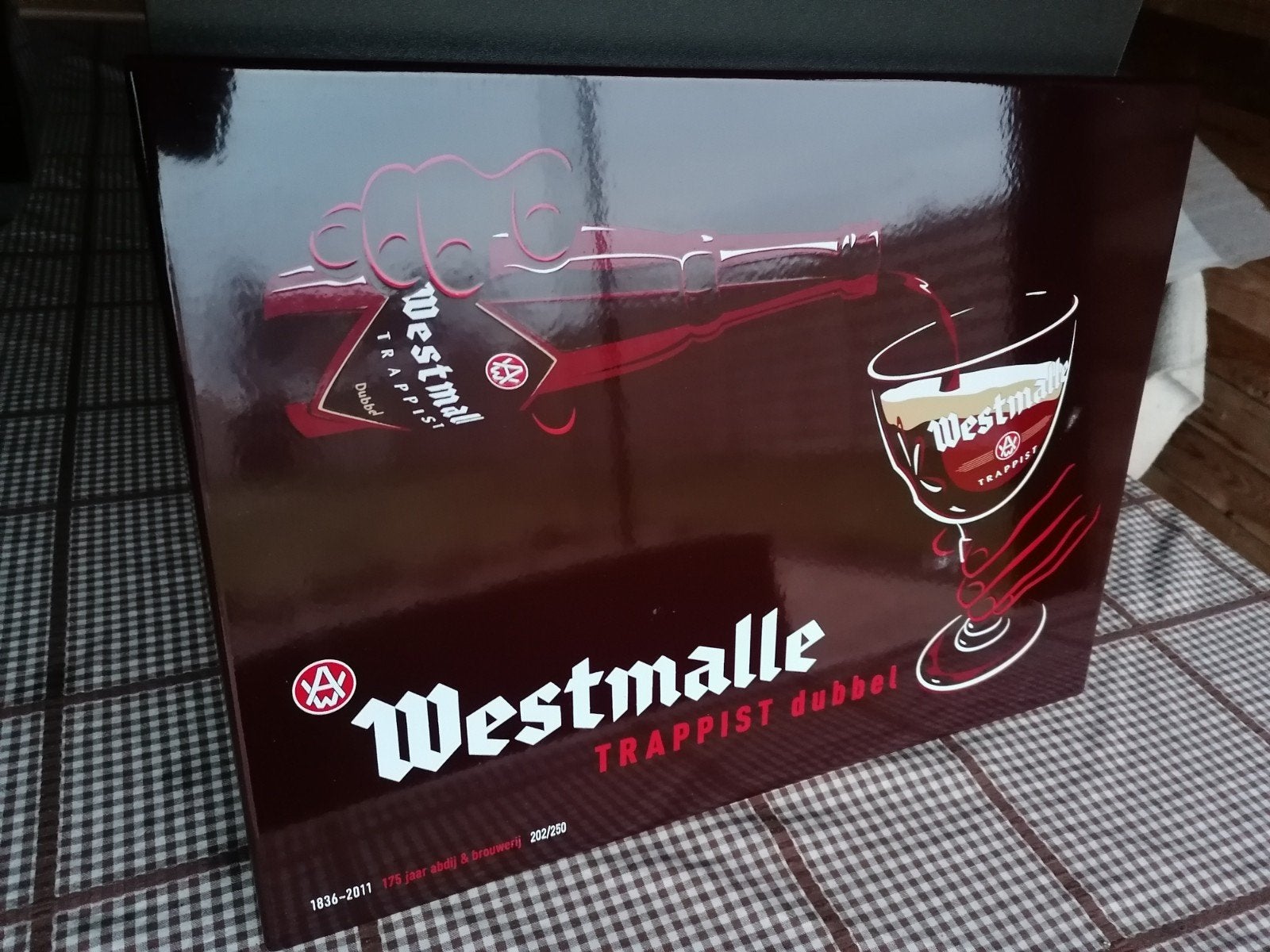 Westmalle émaille bord., Ophalen of Verzenden