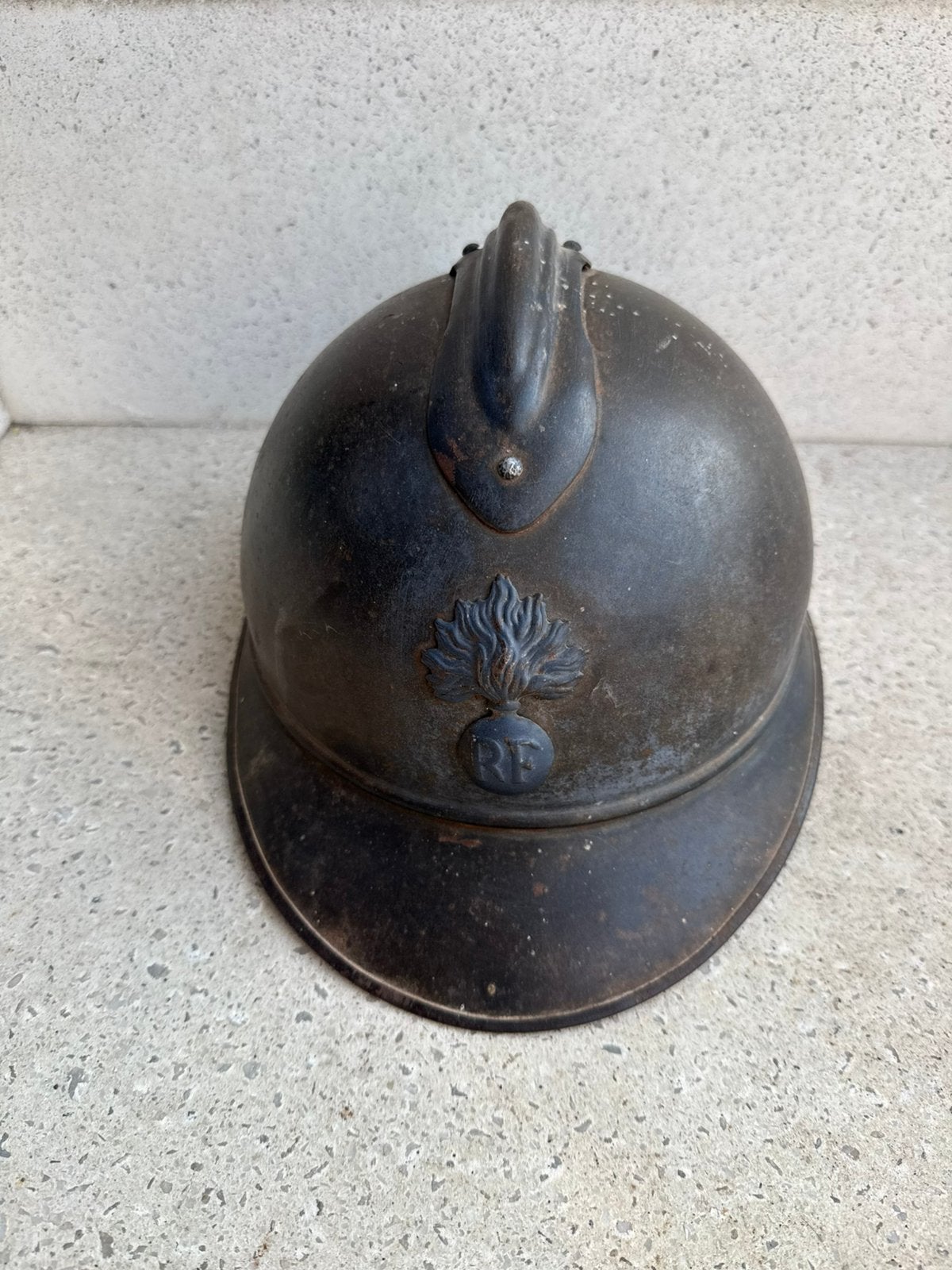 WW1 casque d'infanterie Français grande taille !, Collections, Enlèvement ou Envoi