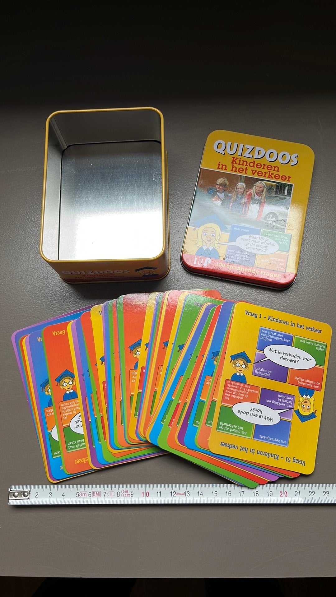 Quiz kaarten kinderen in het verkeer, Enlèvement ou Envoi, Comme neuf