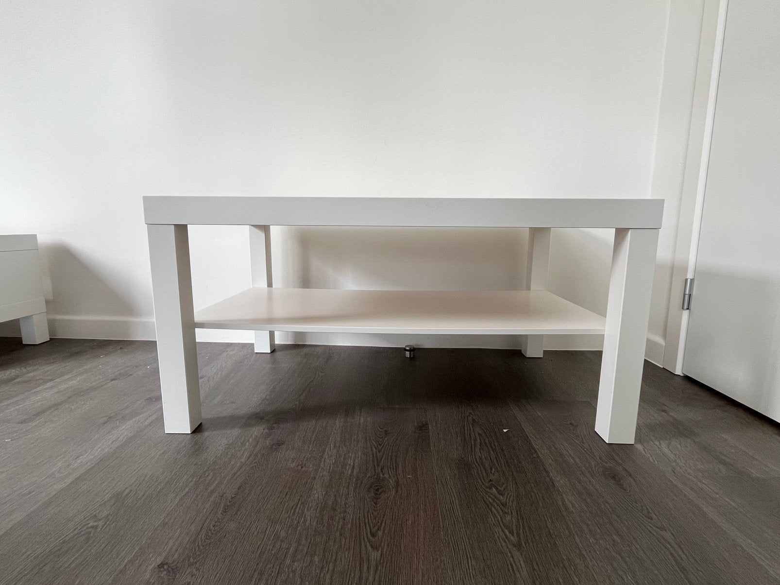 Witte salontafel IKEA, Huis en Inrichting, Tafels | Salontafels, Ophalen, 50 tot 100 cm, 50 tot 100 cm, Zo goed als nieuw