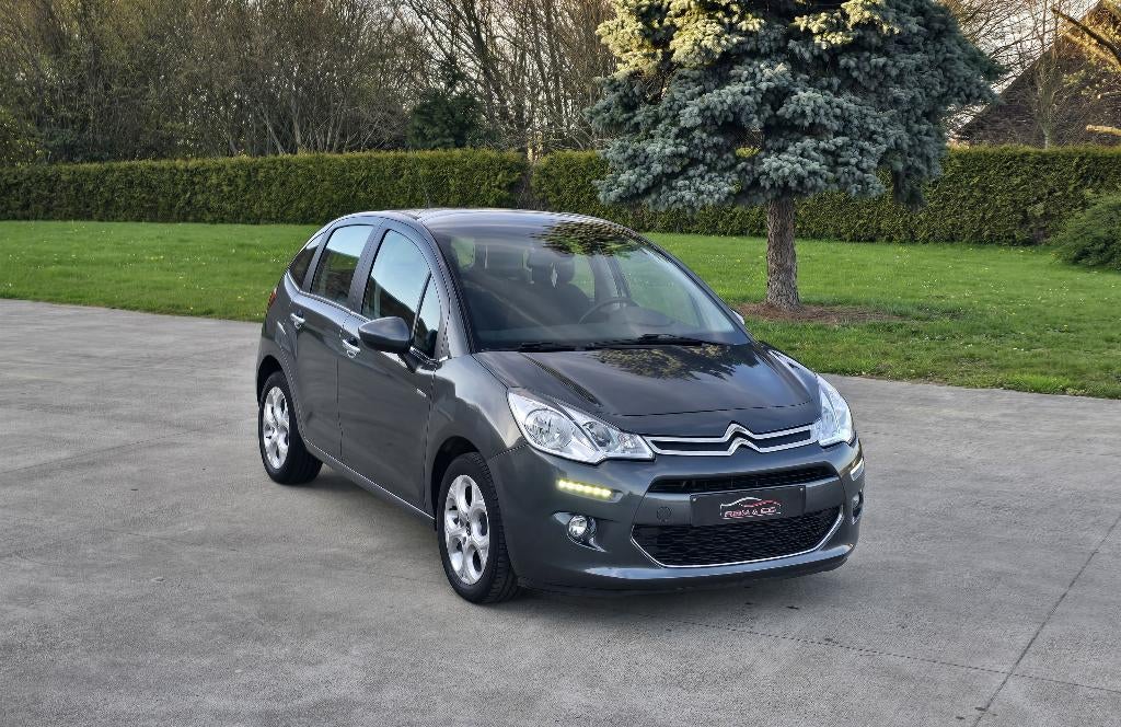 Citroën C3 Exclusive 1.2i Ess.** 1e Eige. - Pano ** GAR 12M, Auto's, Euro 5, Stof, Zwart, 1199 cc