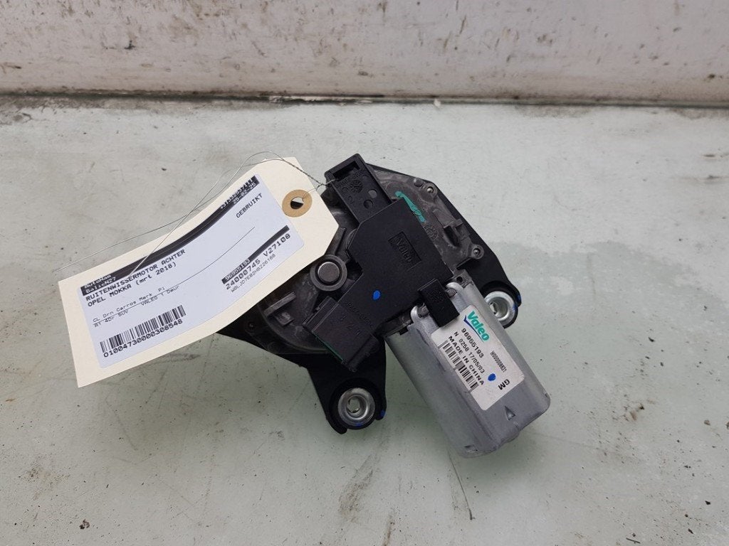 RUITENWISSERMOTOR ACHTER Opel Mokka / Mokka X (|96955193|), Gebruikt, Valeo, Opel, 100, rue de Courcelles
75017  Paris, FR