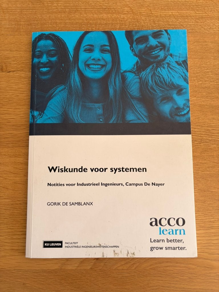 Cursussen 2Ba Industrieel ingenieur, Enlèvement