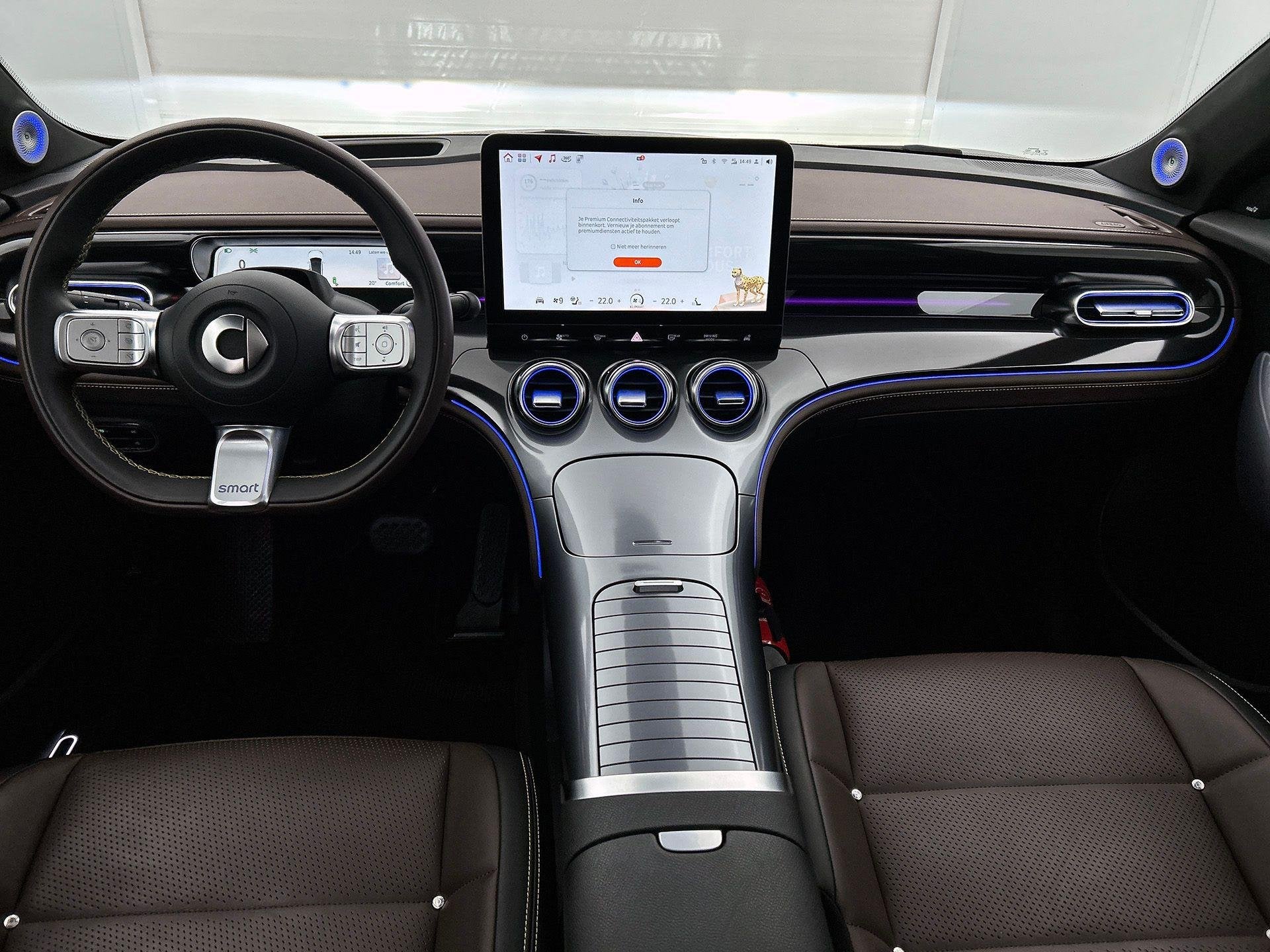 smart #3 BEV 66KWH Premium | Panoramisch Dak | Navigatie | A, Autos, Achat, Entreprise, Volant multifonction, 5 portes
