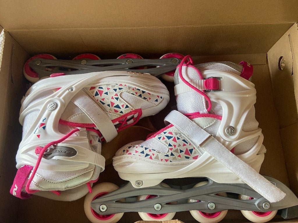 Skeelers, Sport en Fitness, Skeelers, Verstelbaar, Kinderen, Zo goed als nieuw, Inline skates 4 wielen