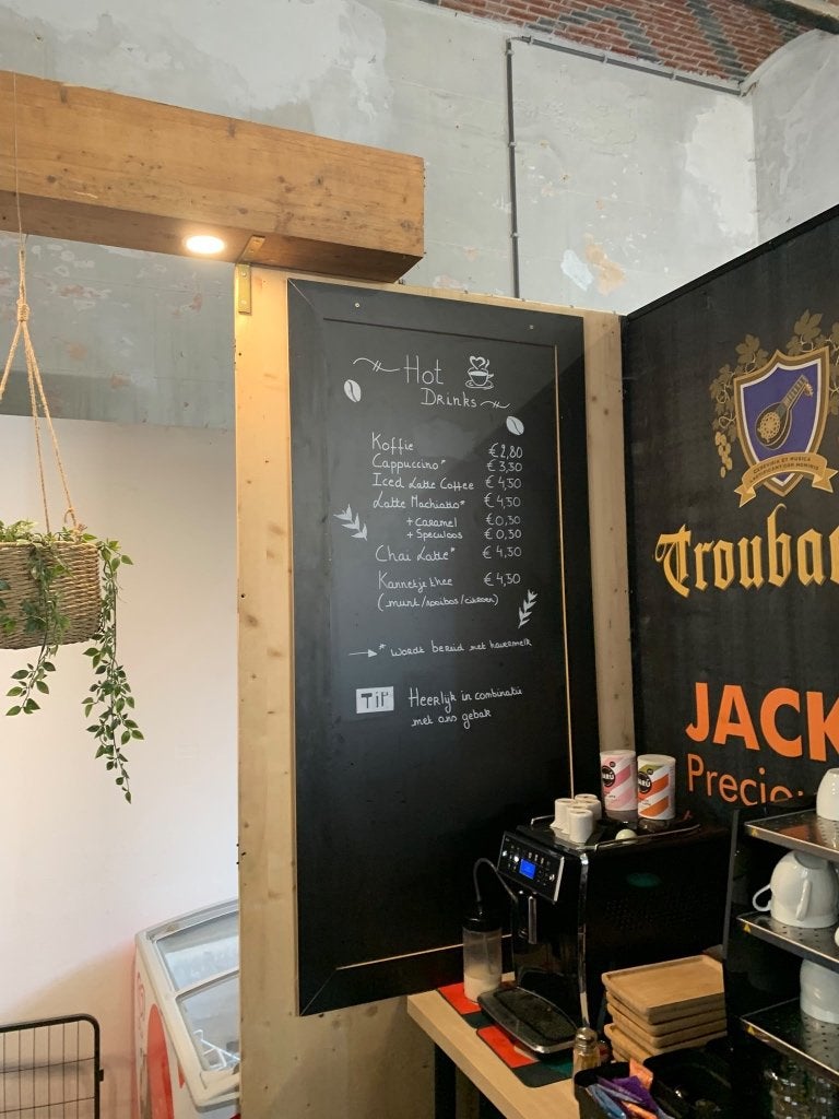 2 x groot rechthoekig krijtbord, Ophalen, Zo goed als nieuw