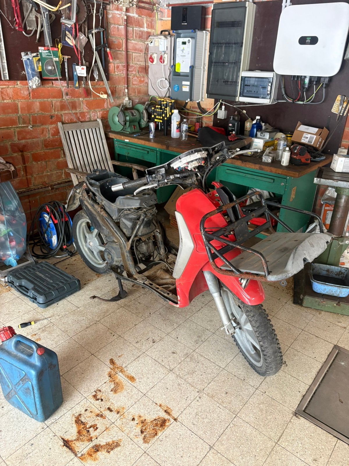 Piaggio liberty voor opmaak of onderdelen, Motoren, Ophalen