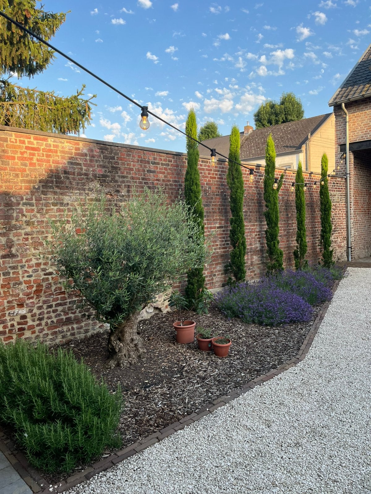 Prikkabel 20m - LED buitenverlichting slinger, Tuin en Terras, Buitenverlichting, Nieuw, Overige typen, Kunststof, Netvoeding