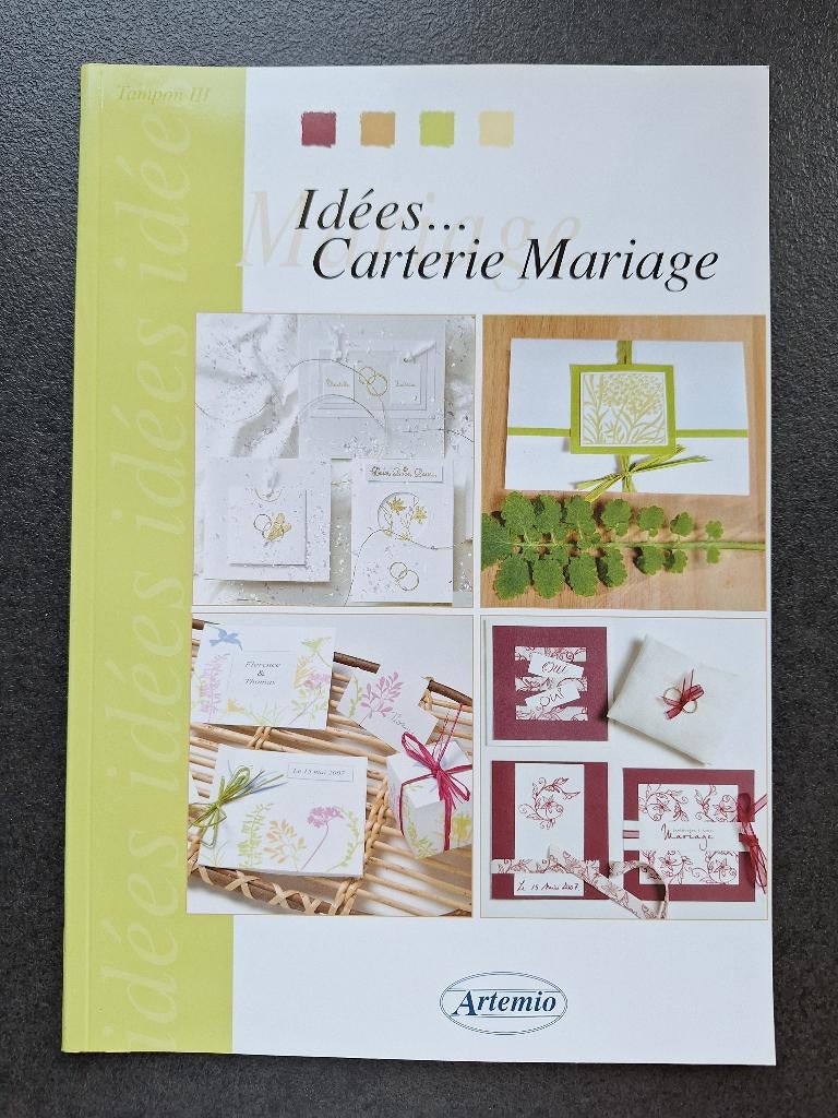 Idées Carterie Mariage - Artemio, Boeken, Hobby en Vrije tijd, Ophalen, Zo goed als nieuw, Scrapbooking en Knutselen