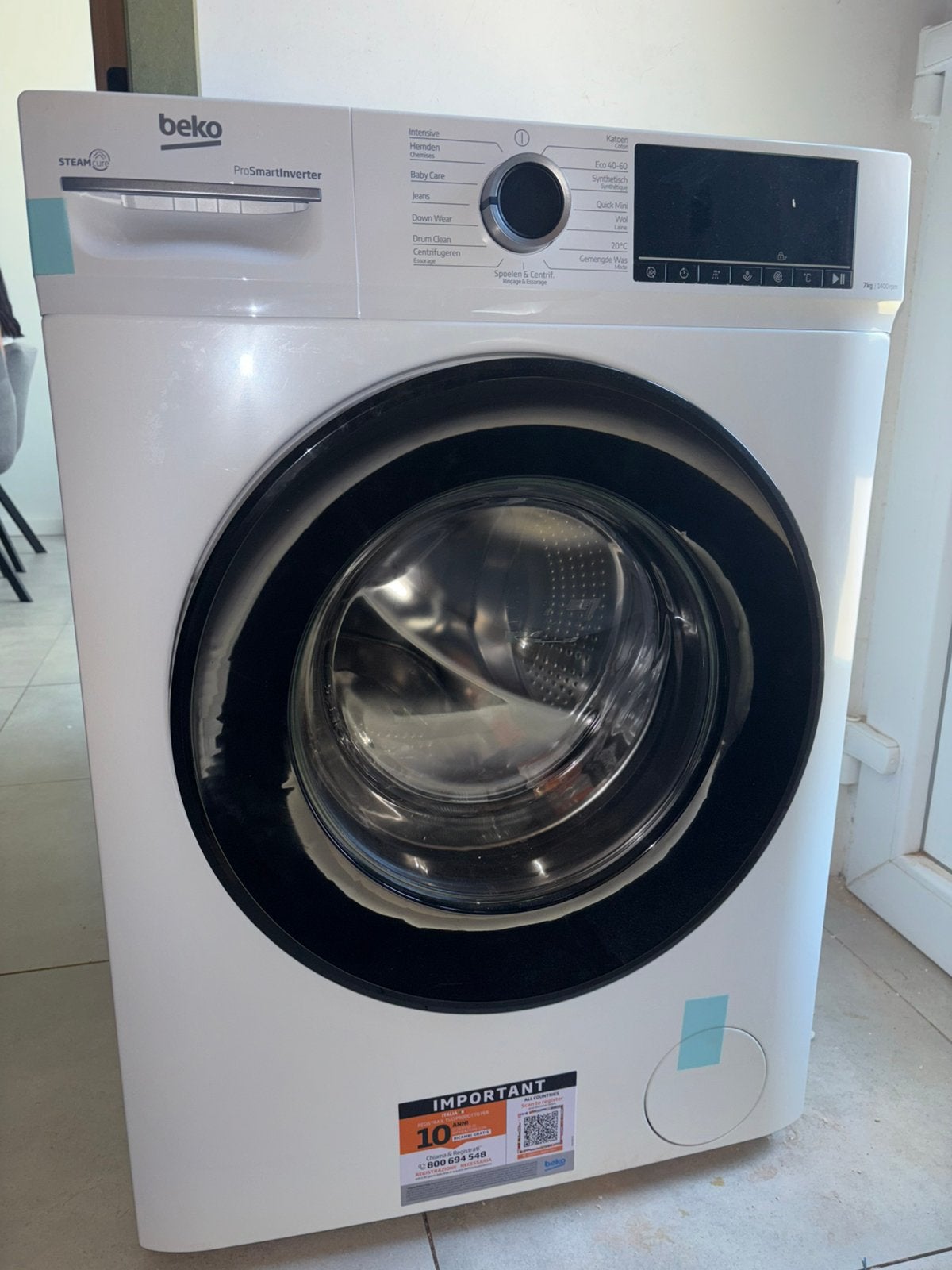 Beko wasmachine, Electroménager, Lave-linge, Enlèvement, Neuf
