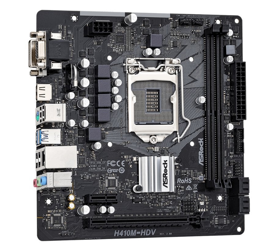 Asrock H410M-HDV R2.0 Socket 1200, Computers en Software, Moederborden, LGA1200, DDR4, Ophalen of Verzenden, Bijsterhuizen 1111 , Nijmegen Gelderland, NL