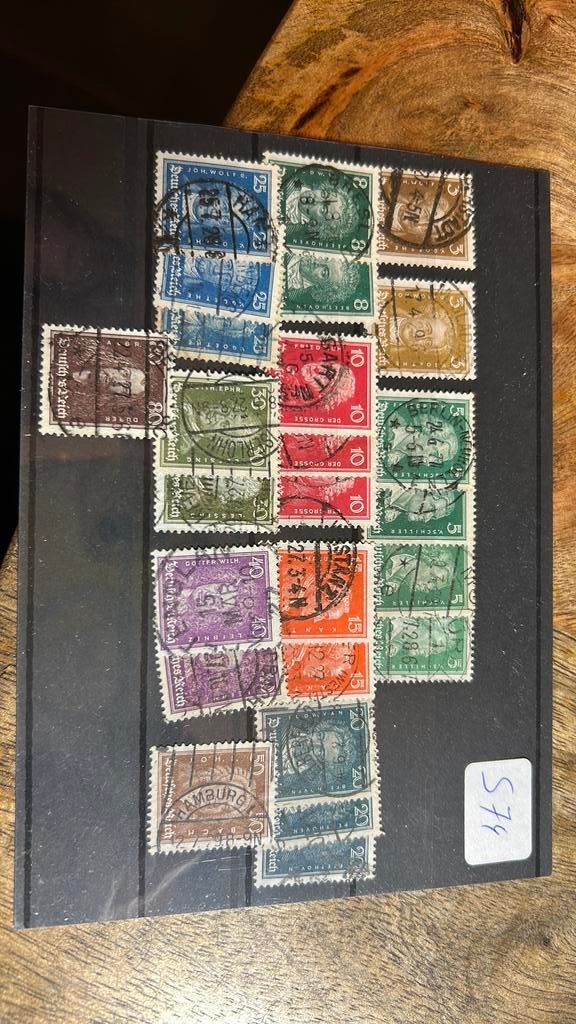 Empire allemand : 1926 Beruhmte Deutsche, Enlèvement ou Envoi, Autres périodes, Affranchi