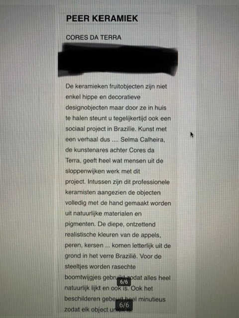 Keramiek Set van 4, 2 appels en 2 peren, Enlèvement ou Envoi