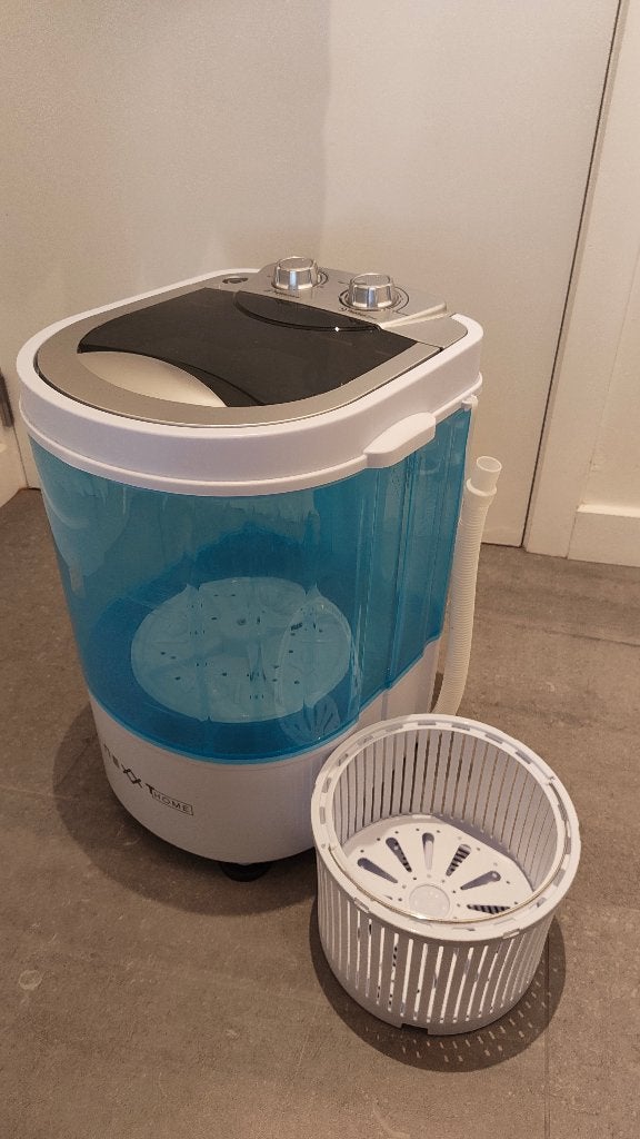 Mini wasmachine, Ophalen, Minder dan 1200 toeren, Minder dan 85 cm, Minder dan 4 kg