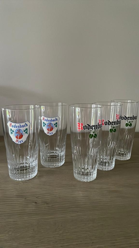Allerlei diverse vintage bierglazen, Enlèvement, Comme neuf