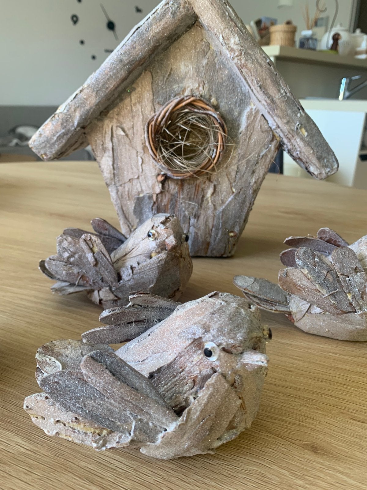 Mooie decoratie voor het najaar, Ophalen, Natuurlijk materiaal, Zilver, Landelijk