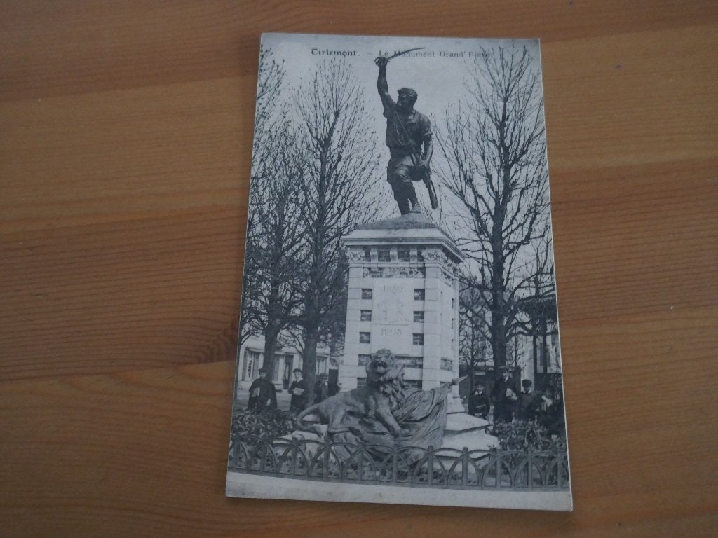 tienen tirlemont le monument grand'place, Collections, Enlèvement ou Envoi, Non affranchie, Brabant Flamand