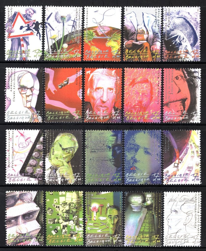 3024/3043 MNH 2001 - Een reis door de 20ste eeuw , deel 3., Postzegels en Munten, Verzenden, Postfris, Postfris