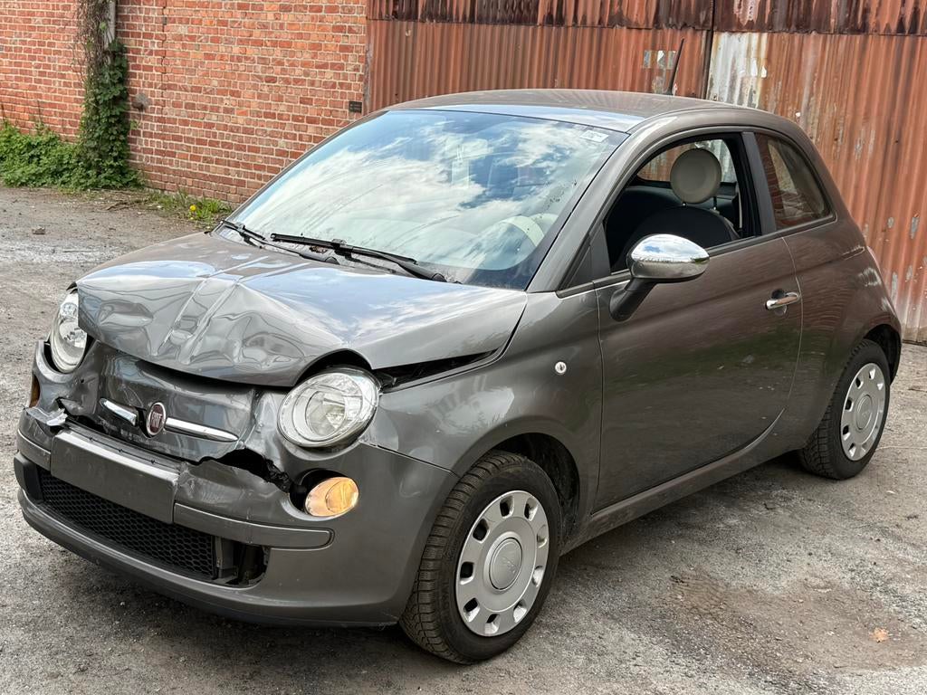 FIAT 500 1.2I 69PK EURO 6B ACCIDENTÉE, 1242 cm³, Argent ou Gris, Euro 6, Boîte manuelle