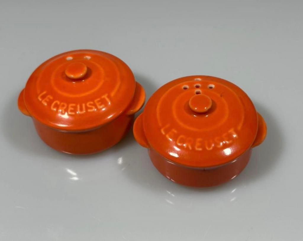Le Creuset peper en zout stel, Huis en Inrichting, Le Creuset, Overige typen, Ophalen of Verzenden, Zo goed als nieuw