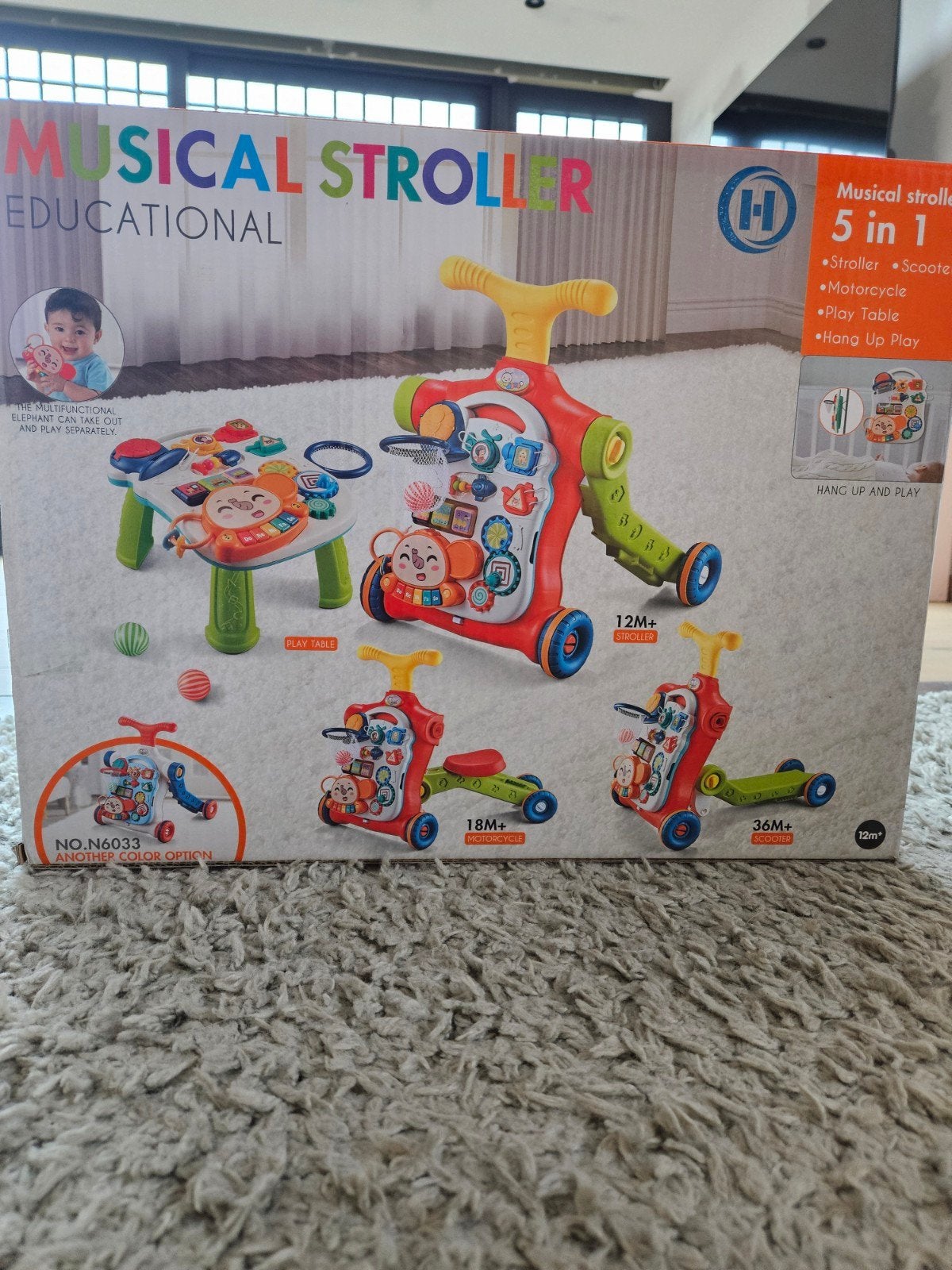Loopwagen/step/speeltafel, Enlèvement, Comme neuf