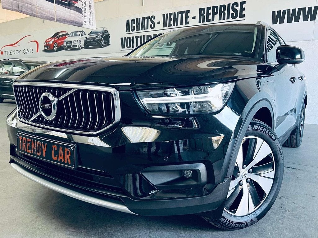 Volvo XC40 1.5 T4 PHEV Inscription+CARPLAY+CAMERA+GARANTIE, Auto's, Gebruikt, 48 g/km, Zwart, Leder