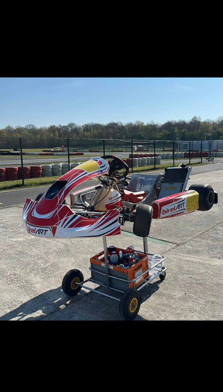 Birel Art Kz TM R1 schakelkart, Sports & Fitness, Karting, Comme neuf, Enlèvement ou Envoi
