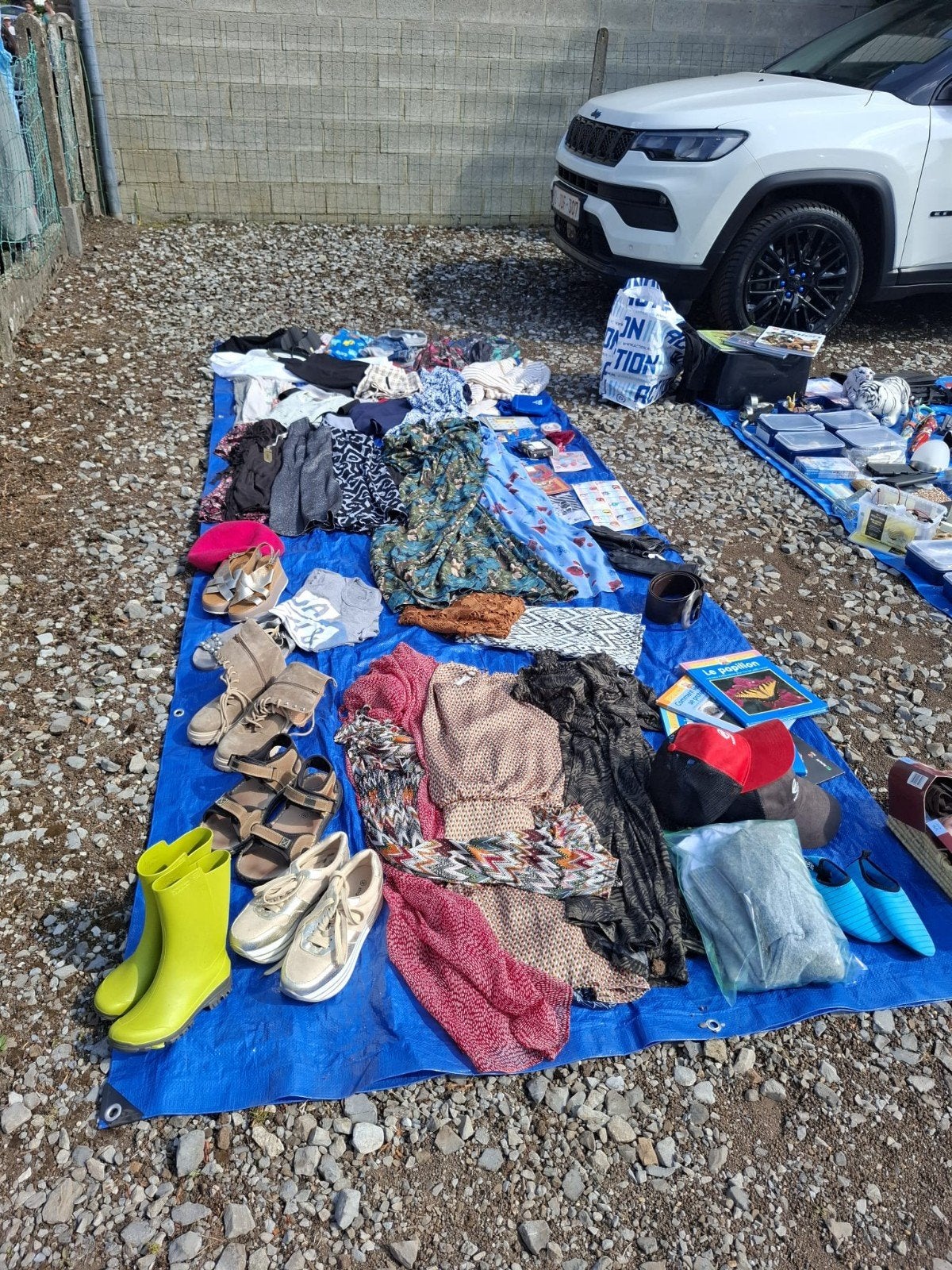 gros lots pour brocante, Enlèvement
