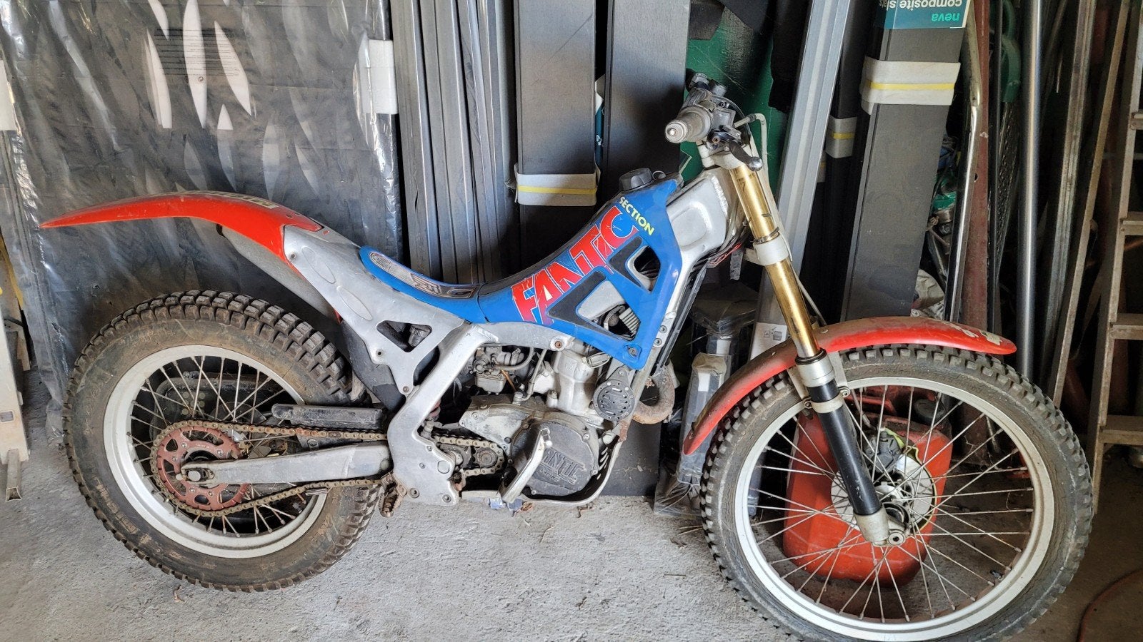 fantic trial 250, Enlèvement