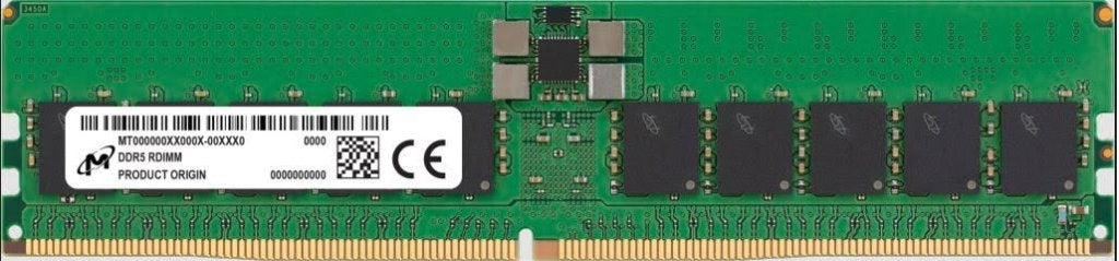 32GB 2Rx8 PC5-5600B DDR5-5600 Registered ECC, Micron