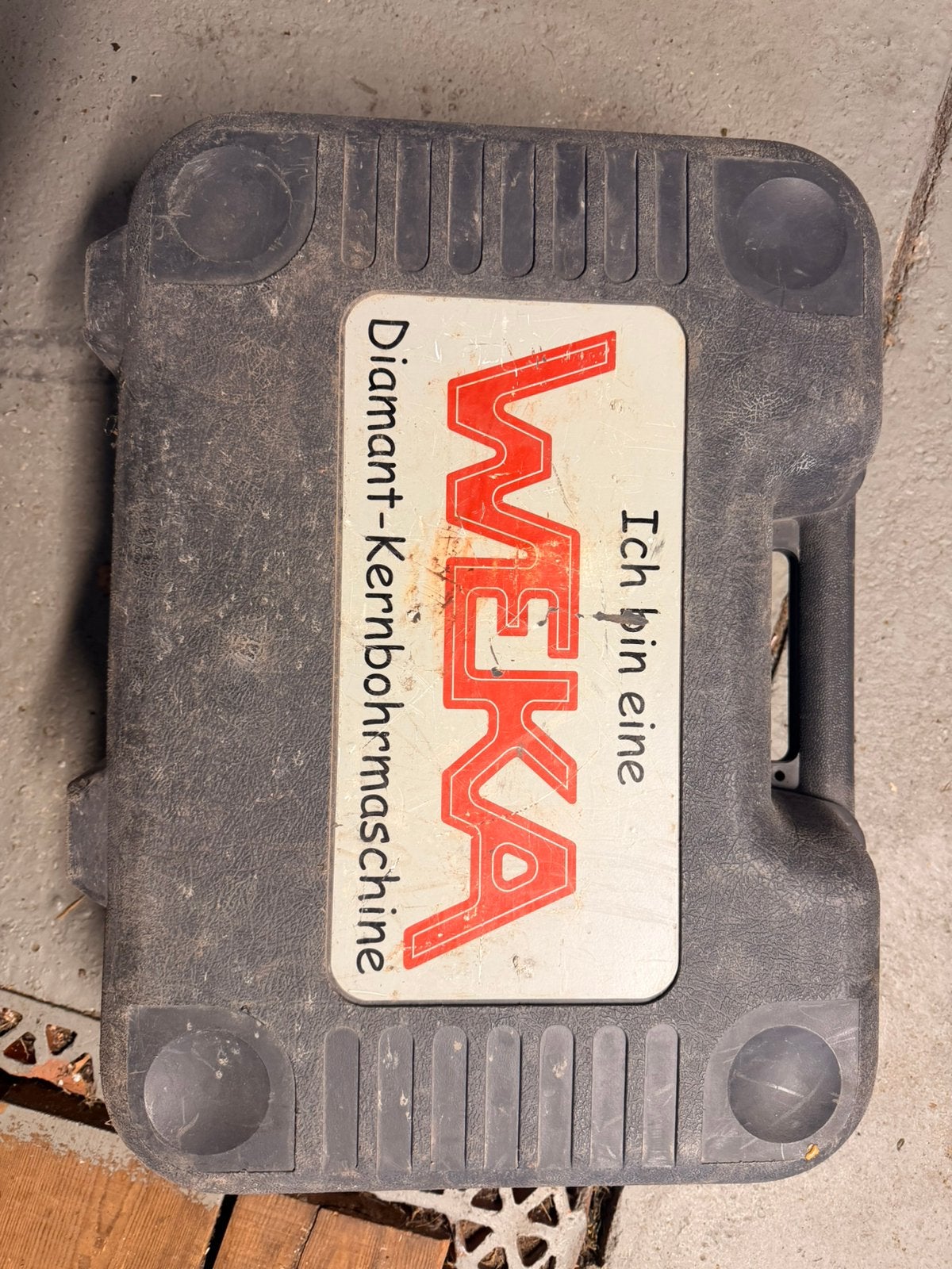 WEKA diamantboormachine compleet/5 boren/statief/drukvat, Ophalen, Zo goed als nieuw