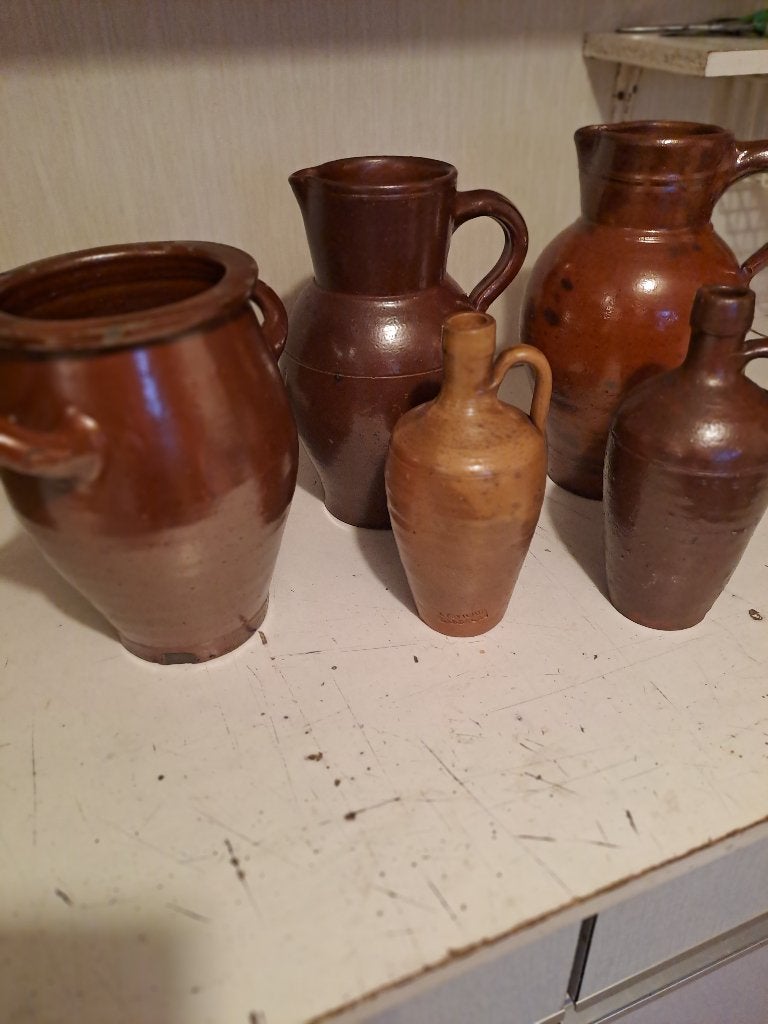 stenen potten, Ophalen