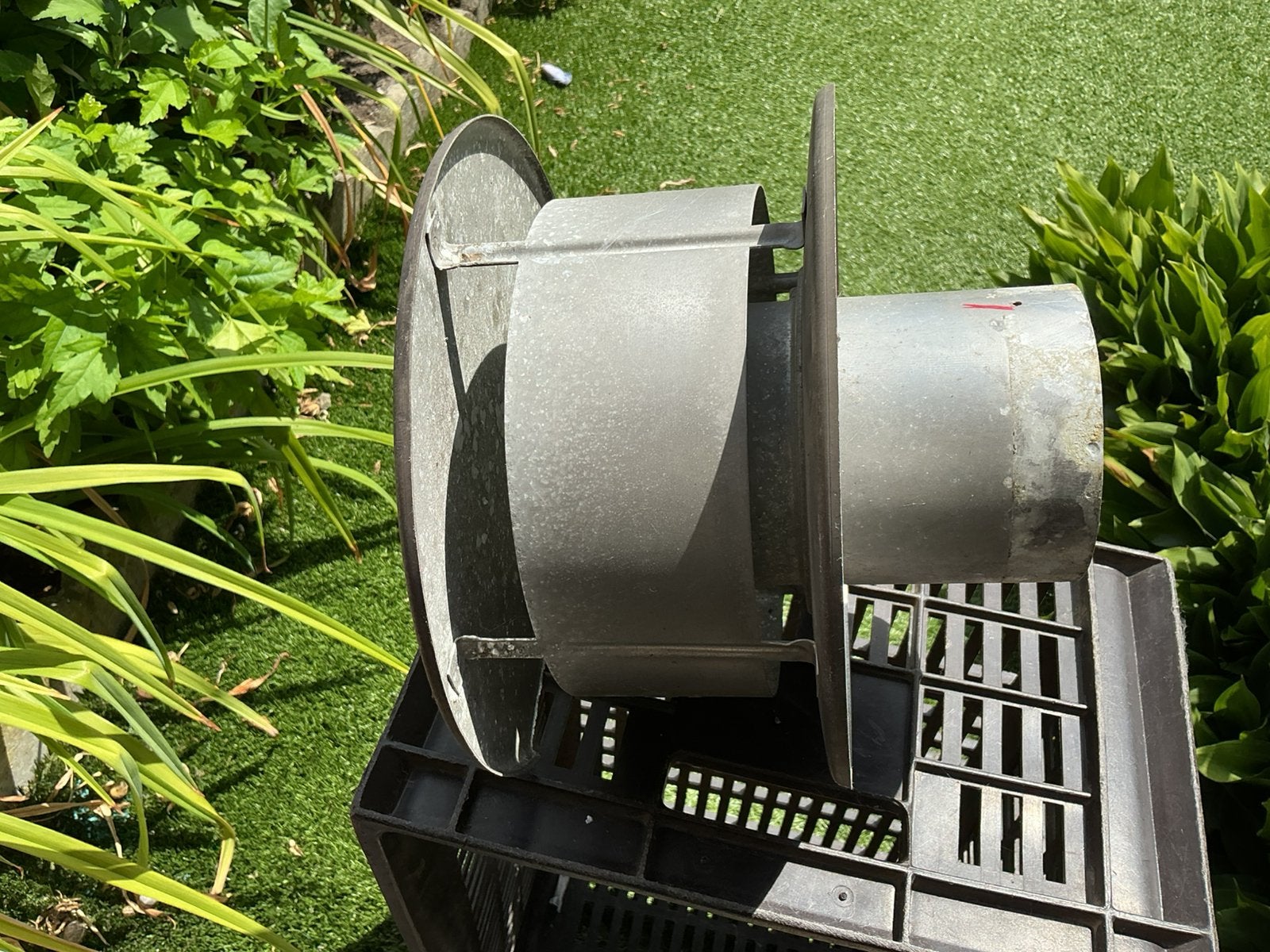 Rookgaskap, Doe-het-zelf en Bouw, Buizen en Afvoer, Ophalen of Verzenden, Zo goed als nieuw, Aluminium