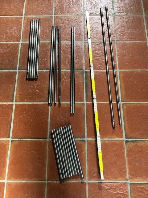 inox grepen voor keukenkasten, Huis en Inrichting, Ophalen, Minder dan 50 cm, Zo goed als nieuw, Minder dan 25 cm