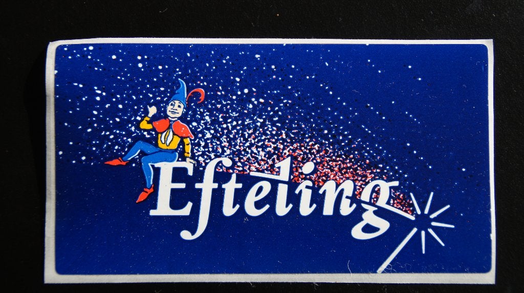 Autocollant Efteling années 70, Enlèvement ou Envoi, Comme neuf, Autres types