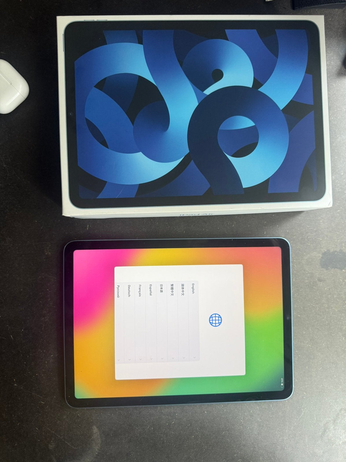 iPad Air M1 64gb (Wifi) + Apple Pencil 2ème génération, Computers en Software, Apple iPads, Blauw, Apple iPad Air, 11 inch, Ophalen of Verzenden