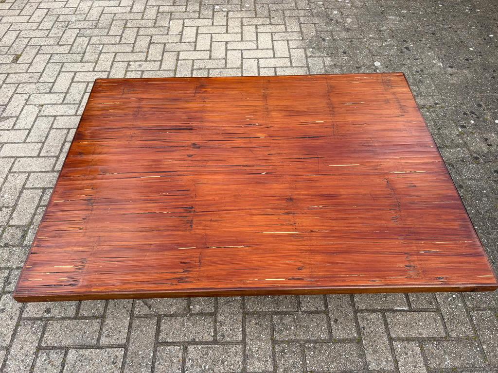 Axel Vervoordt bamboe vintage design salontafel, Ophalen, Gebruikt