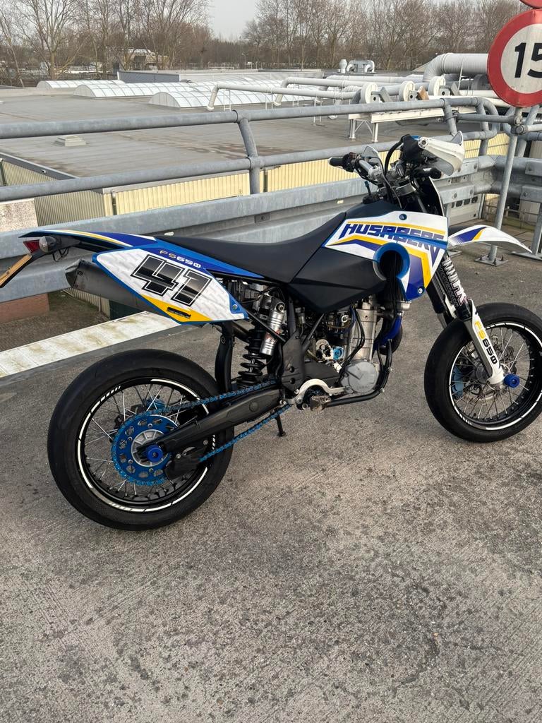 Husaberg fs650, Motos, Motos | Husqvarna, Particulier, SuperMoto, plus de 35 kW, 1 cylindre, Permis Moto A, Enlèvement ou Envoi