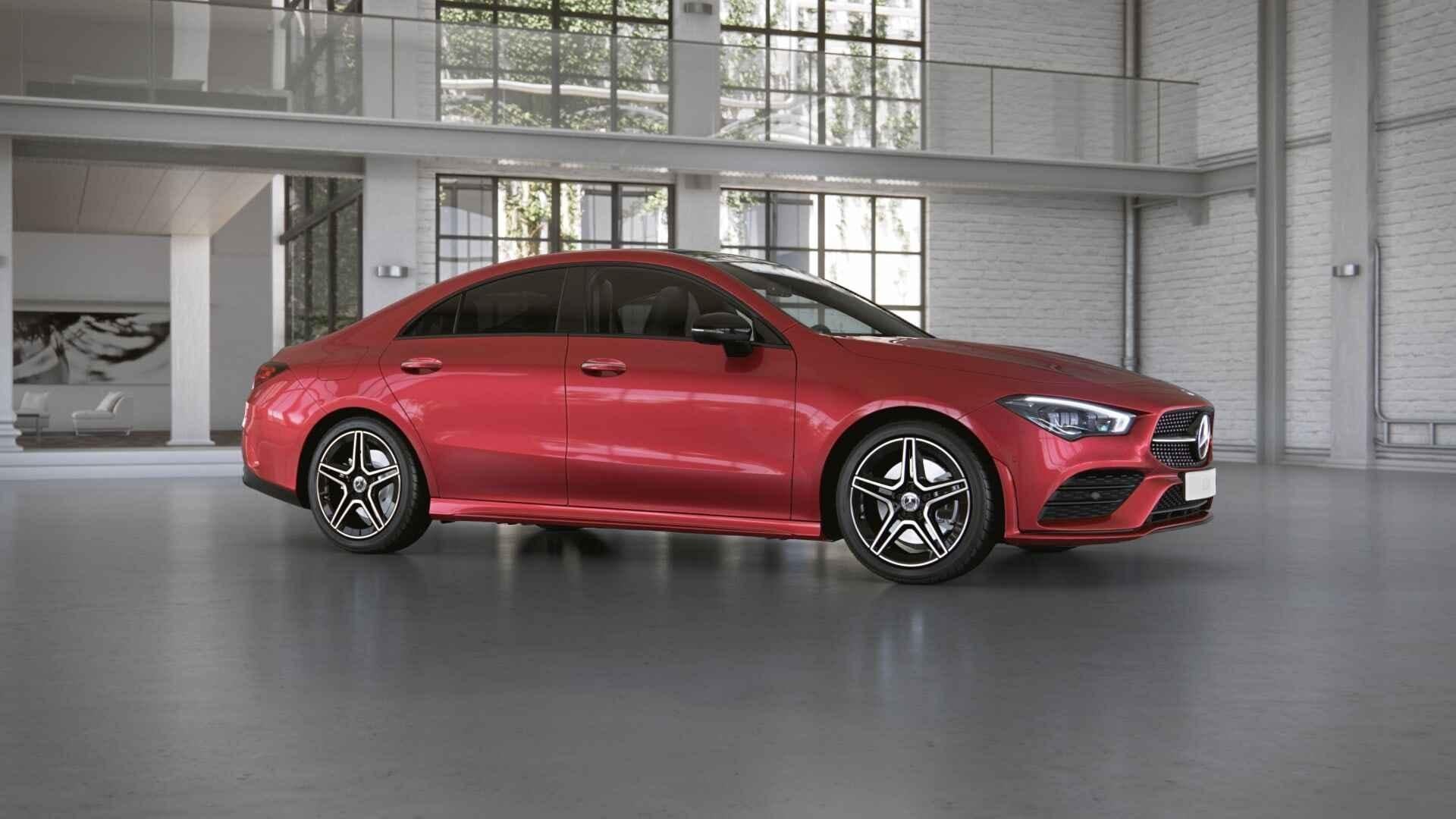 Mercedes-Benz CLA-Klasse 250 e Coupé AMG Line | Night Pack, Autos, Rouge, Achat, 4 portes, Entreprise
