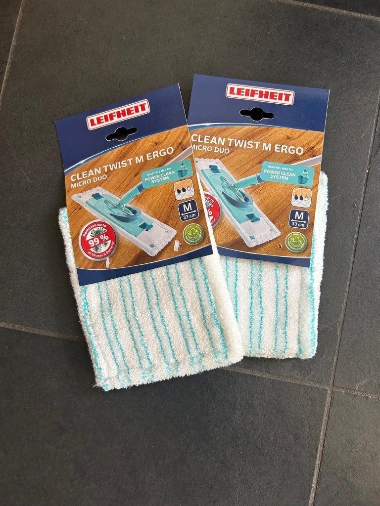 dweildoek Leifheit twist M ergo micro duo, Enlèvement, Mop ou Serpillière