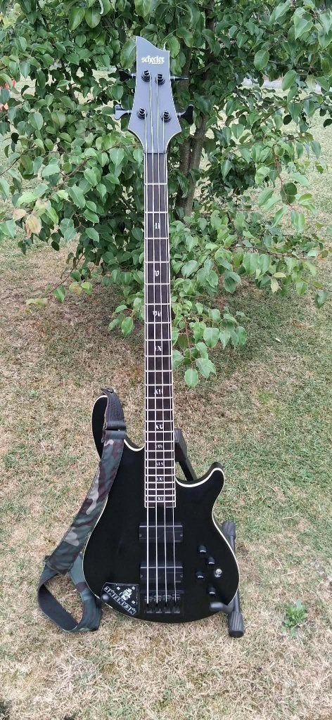Schecter Evil Twin Diamond Series Bass, Muziek en Instrumenten, Snaarinstrumenten | Gitaren | Bas, Ophalen
